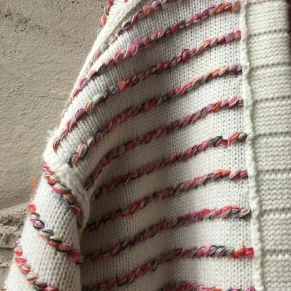 THE GREAT The Monster Fuzzy Multiple Tone Cardigan I Size 1 US - 4-6 S - Picture 7 of 13